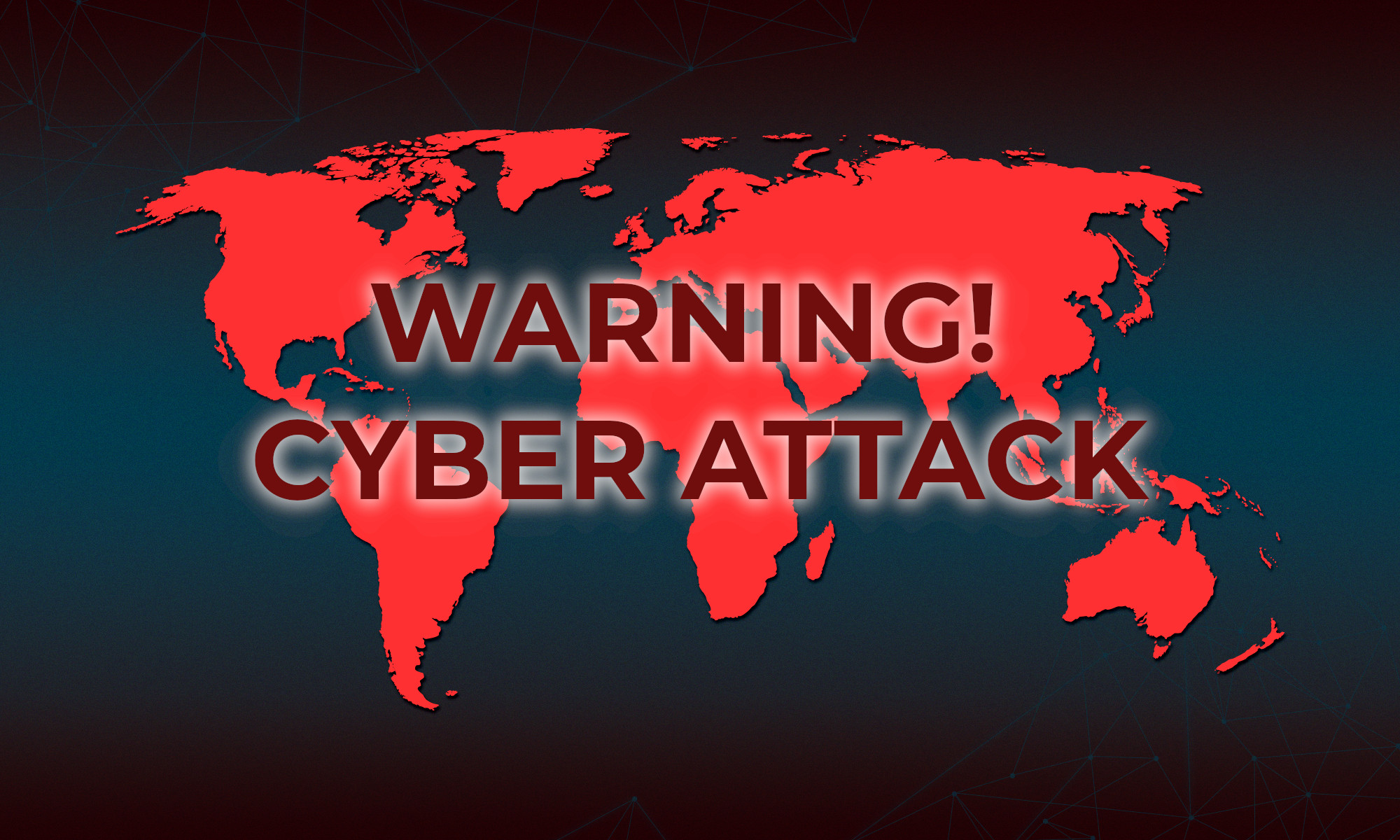 Warning! Cyber Attack - Attention, cyberattaque